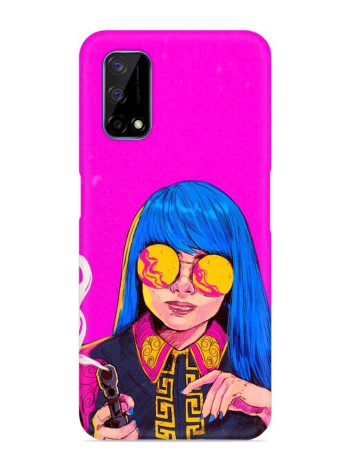 Aesthetic Anime Girl Snap Case for Realme Narzo 30 Pro (5G) Zapvi