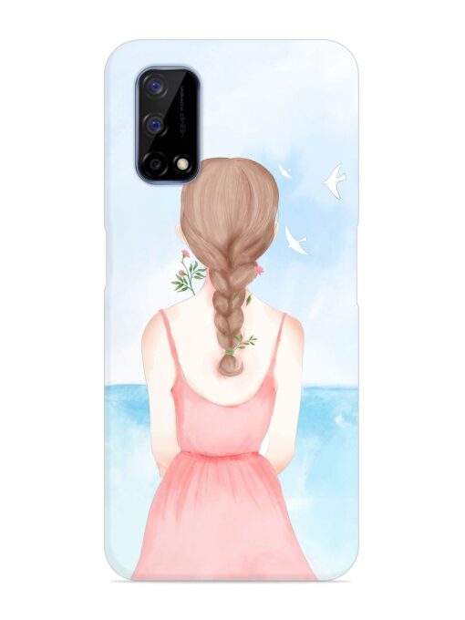 Watercolor Girl Vector Snap Case for Realme Narzo 30 Pro (5G)