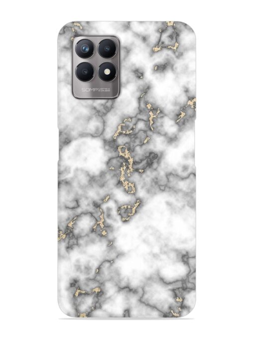 Gray And Gold Marble Snap Case for Realme Narzo 50 (4G)