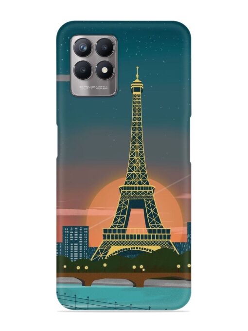 Scenery Architecture France Paris Snap Case for Realme Narzo 50 (4G)