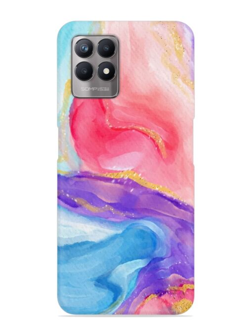 Watercolor Gradient Snap Case for Realme Narzo 50 (4G)