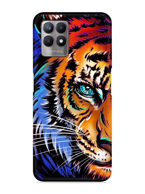 Colorful Lion Art Snap Case for Realme Narzo 50 (4G) Zapvi