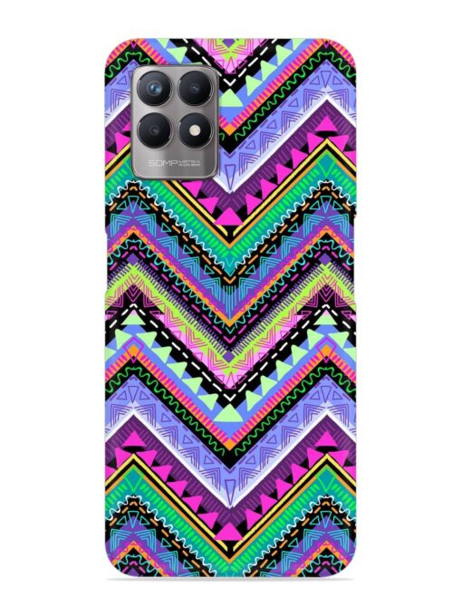 Tribal Aztec Print Snap Case for Realme Narzo 50 (4G)