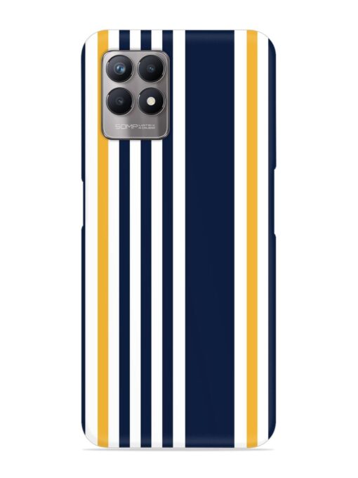 Seamless Stripe Pattern Snap Case for Realme Narzo 50 (4G)