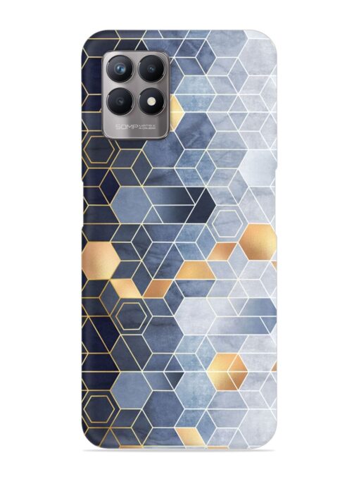 Geometric Abstraction Hexagons Snap Case for Realme Narzo 50 (4G)