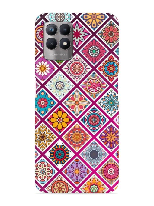 Seamless Tile Pattern Snap Case for Realme Narzo 50 (4G)