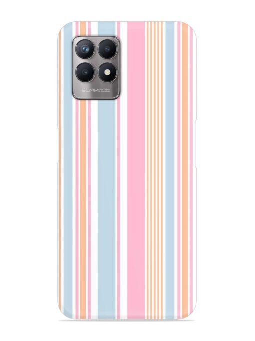 Stripe Seamless Pattern Snap Case for Realme Narzo 50 (4G)