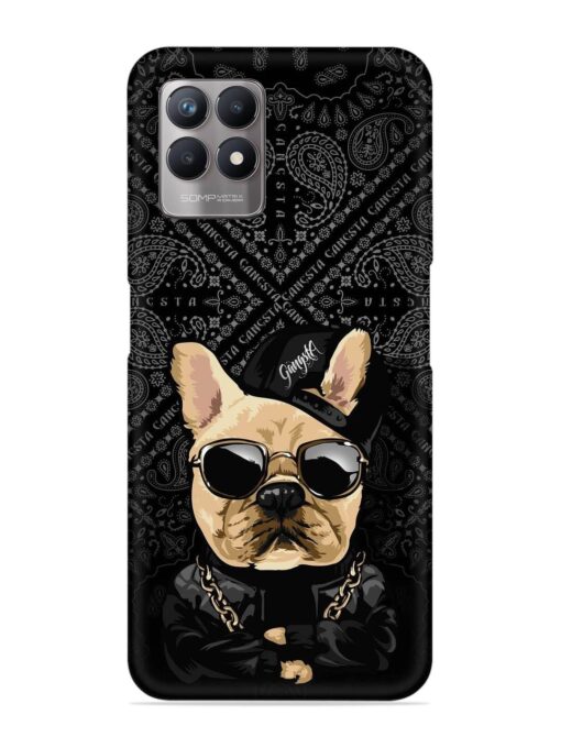 Gangsta Cool Sunglasses Dog Snap Case for Realme Narzo 50 (4G) Zapvi