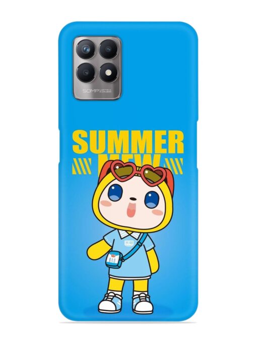 Summer Mew Cartoon Snap Case for Realme Narzo 50 (4G)