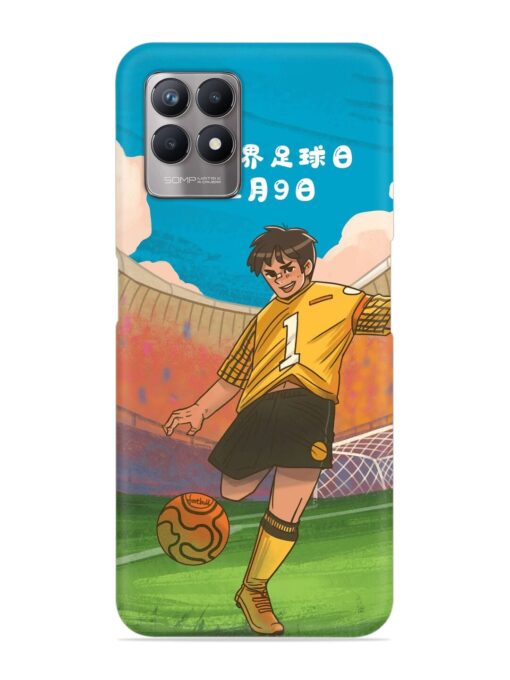 Soccer Kick Snap Case for Realme Narzo 50 (4G)