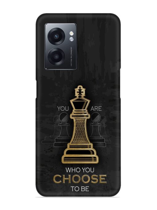 You Are Who Choose To Be Snap Case for Realme Narzo 50 (5G) Zapvi