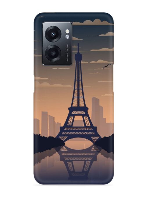 France Paris Eiffel Tower Gradient Snap Case for Realme Narzo 50 (5G)