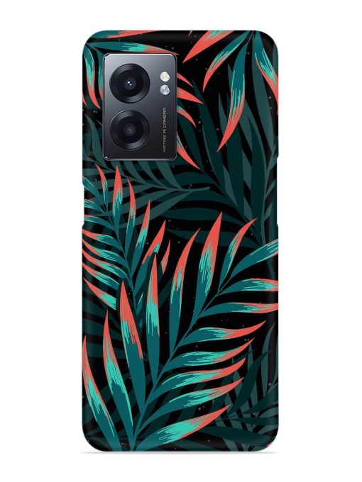 Green Leaf Art Snap Case for Realme Narzo 50 (5G) Zapvi