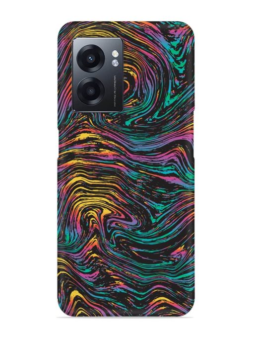 Abstract Liquid Colors Snap Case for Realme Narzo 50 (5G) Zapvi