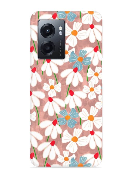 Abstract Petal Flowers Snap Case for Realme Narzo 50 (5G) Zapvi