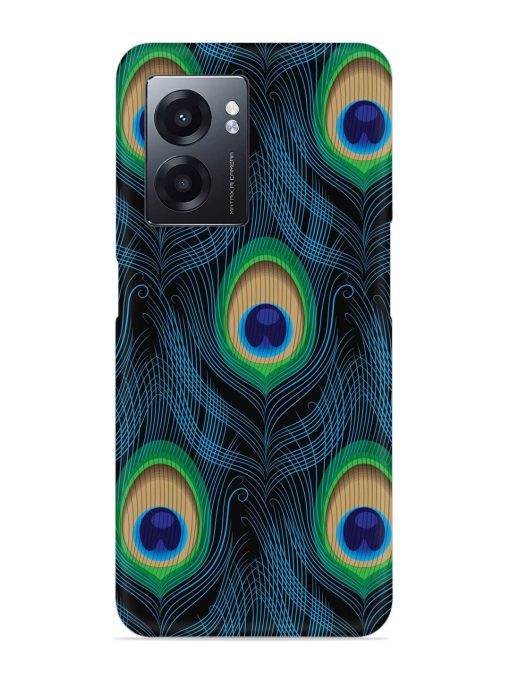 Seamless Pattern Peacock Snap Case for Realme Narzo 50 (5G)