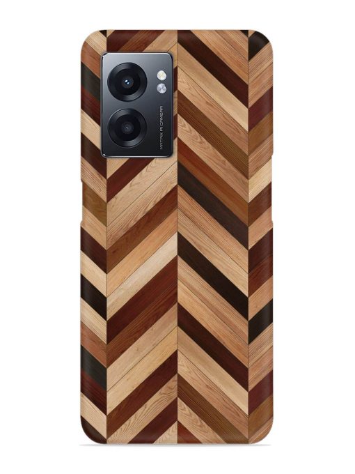 Seamless Wood Parquet Snap Case for Realme Narzo 50 (5G) Zapvi