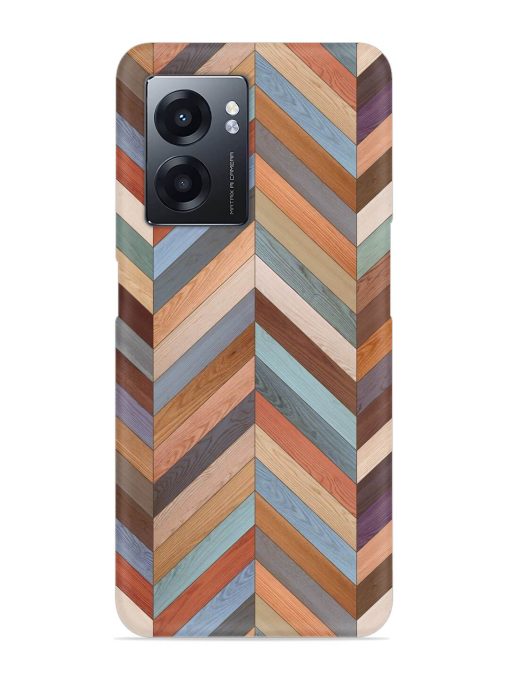 Seamless Wood Parquet Snap Case for Realme Narzo 50 (5G)