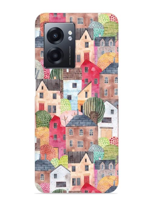 Abstract Seamless Pattern Snap Case for Realme Narzo 50 (5G)