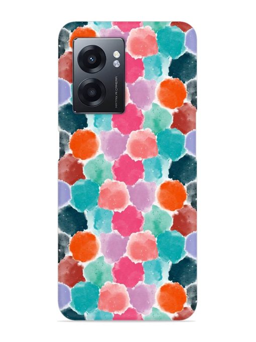 Colorful Seamless Pattern Snap Case for Realme Narzo 50 (5G)