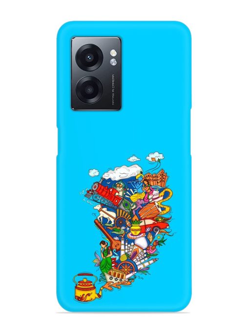 Vector Design Indian Snap Case for Realme Narzo 50 (5G) Zapvi