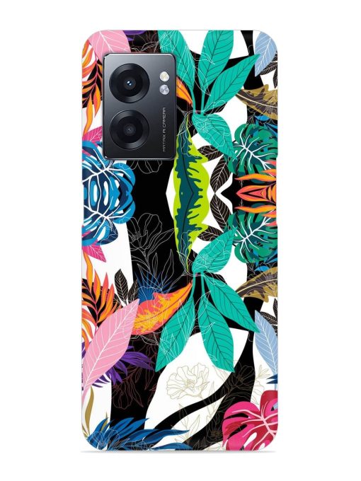 Floral Pattern Bright Snap Case for Realme Narzo 50 (5G)