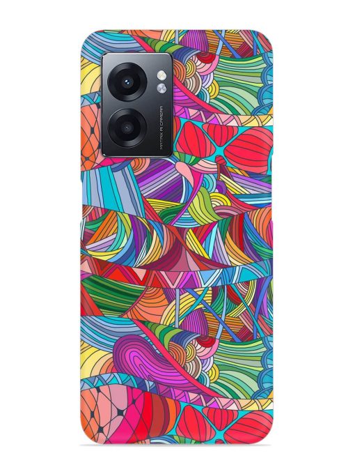 Seamless Patterns Hand Drawn Snap Case for Realme Narzo 50 (5G) Zapvi