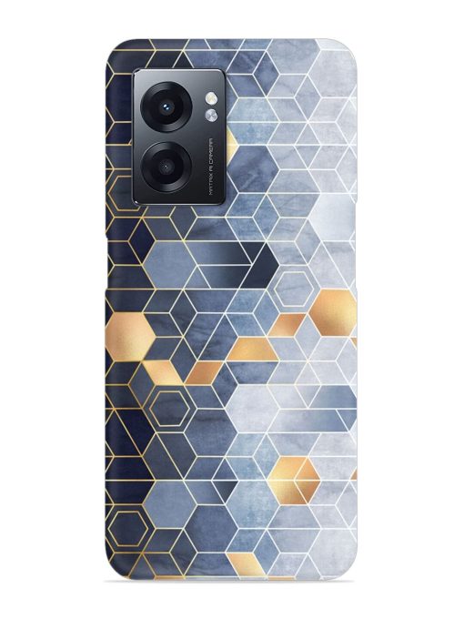 Geometric Abstraction Hexagons Snap Case for Realme Narzo 50 (5G)