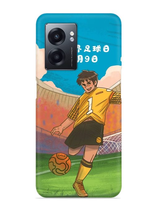 Soccer Kick Snap Case for Realme Narzo 50 (5G) Zapvi