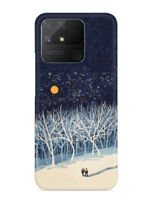 Full Moon Snowshoe Tour Snap Case for Realme Narzo 50A