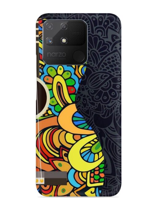 Guitar Vector Art Snap Case for Realme Narzo 50A