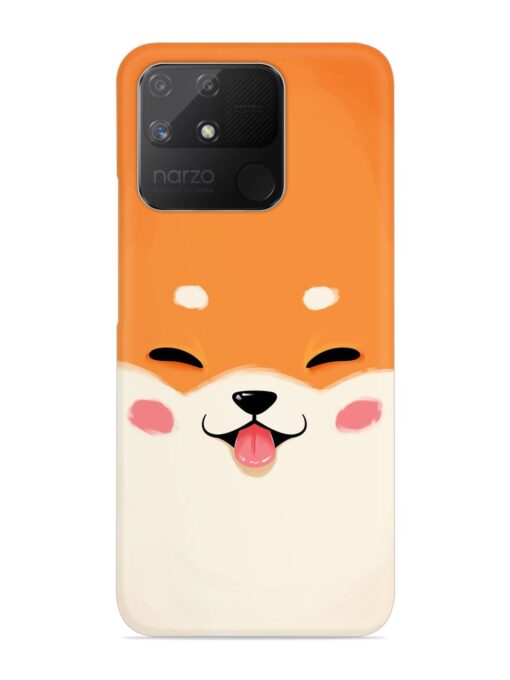 Happy Cat Art Snap Case for Realme Narzo 50A