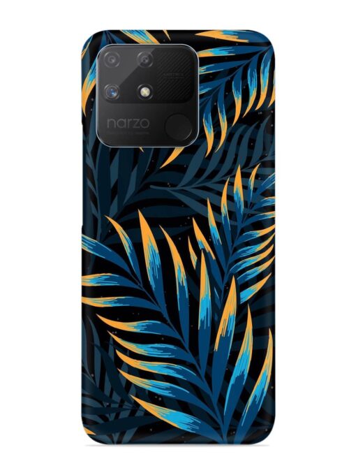 Abstract Leaf Art Snap Case for Realme Narzo 50A