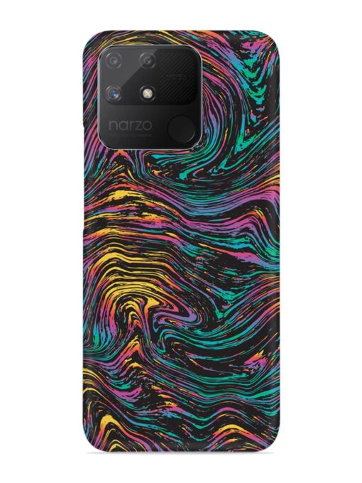 Abstract Liquid Colors Snap Case for Realme Narzo 50A