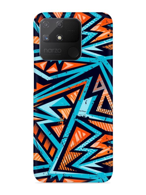 Abstract Seamless Grunge Snap Case for Realme Narzo 50A Zapvi