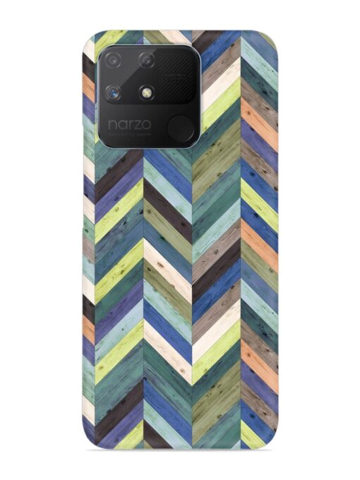 Chevron Random Color Snap Case for Realme Narzo 50A