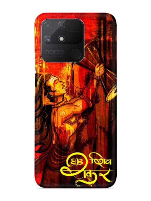 Illustration Lord Shiva Snap Case for Realme Narzo 50A