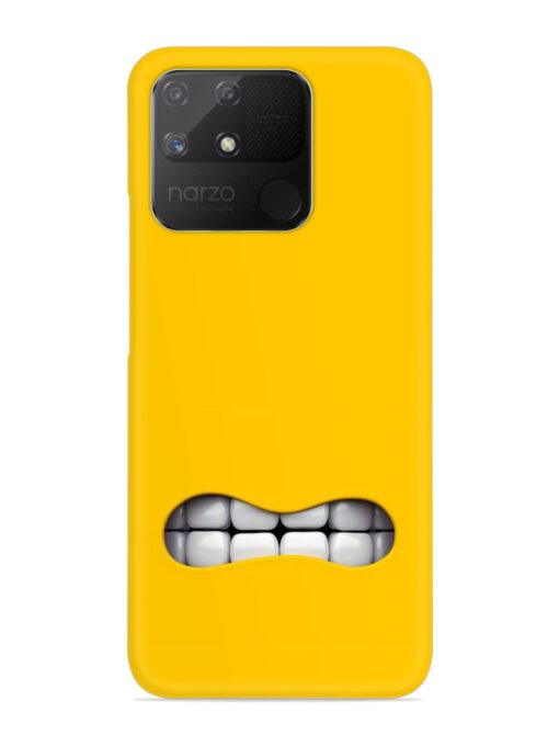 Mouth Character On Snap Case for Realme Narzo 50A Zapvi