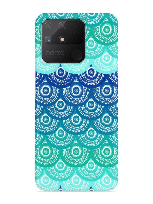 Ethnic Seamless Pattern Snap Case for Realme Narzo 50A Zapvi