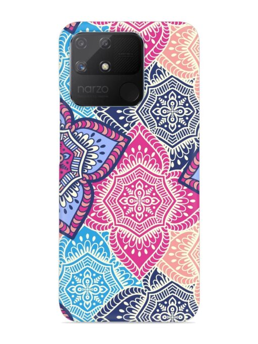 Ethnic Floral Seamless Snap Case for Realme Narzo 50A