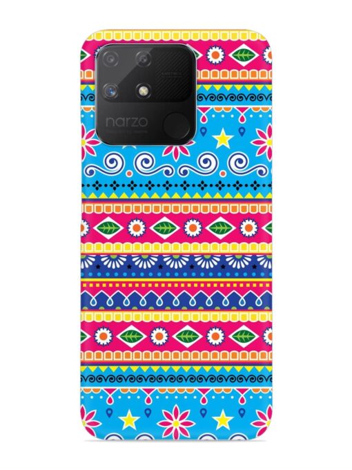 Indian Seamless Snap Case for Realme Narzo 50A Zapvi