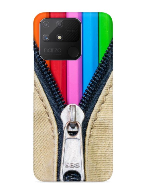 Zip In Color Snap Case for Realme Narzo 50A