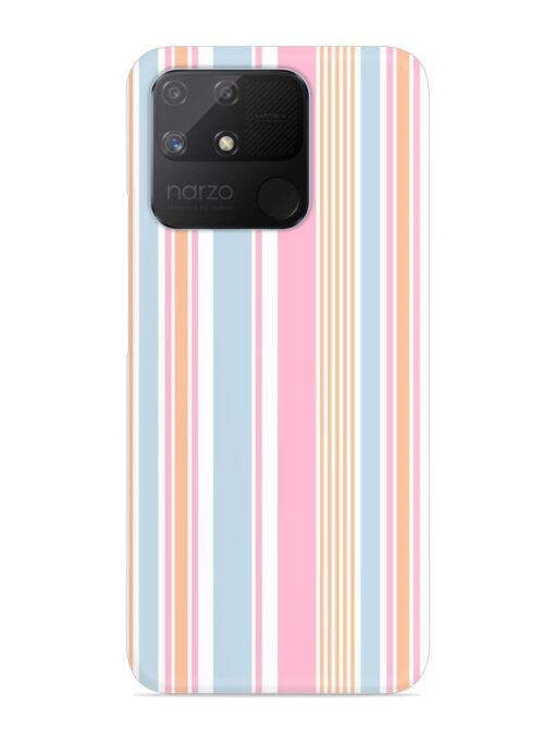 Stripe Seamless Pattern Snap Case for Realme Narzo 50A