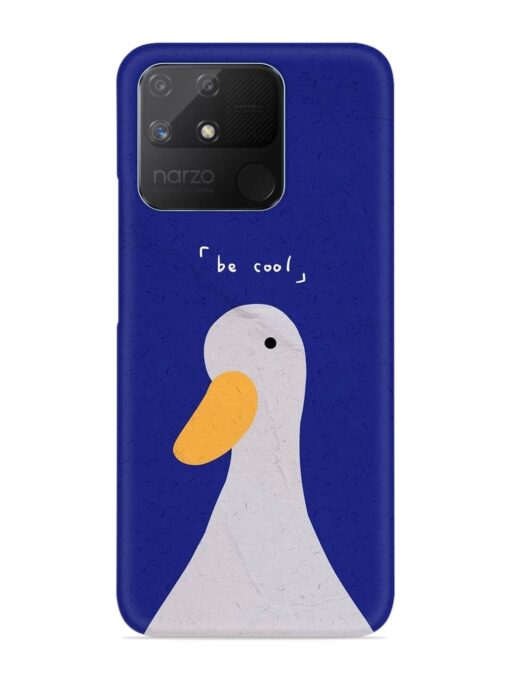 Be Cool Duck Snap Case for Realme Narzo 50A Zapvi