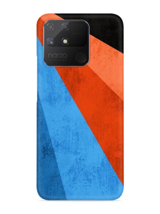 Modern Matte Abstract Snap Case for Realme Narzo 50A