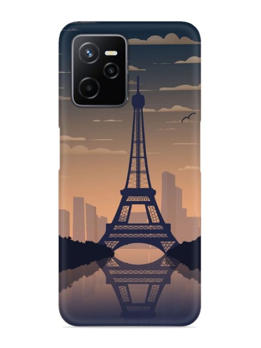 France Paris Eiffel Tower Gradient Snap Case for Realme Narzo 50A Prime