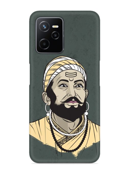 Shivaji Maharaj Vector Art Snap Case for Realme Narzo 50A Prime