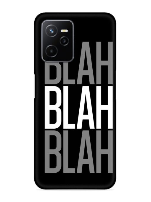 Blah Blah Blah Wallpaper Snap Case for Realme Narzo 50A Prime