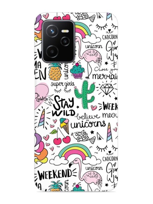 Unicorn Ice Cream Snap Case for Realme Narzo 50A Prime