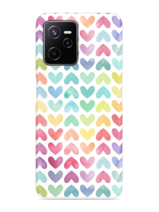 Seamless Colorful Watercolor Snap Case for Realme Narzo 50A Prime Zapvi